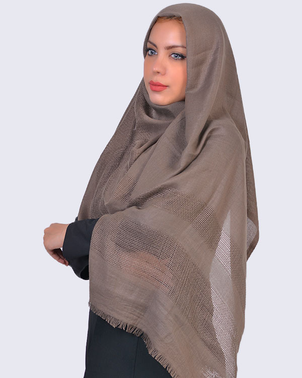 شال زنانه نخی مدل 4455
