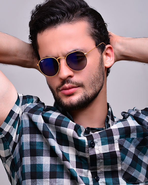 عینک مردانه طرح Ray Ban مدل 1458