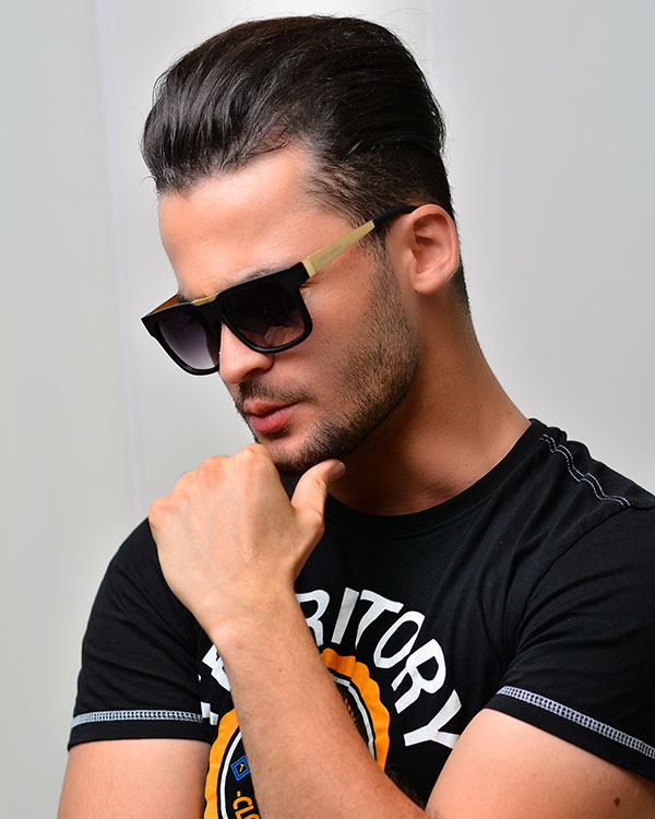 عینک مردانه طرح louis vuitton مدل 9016