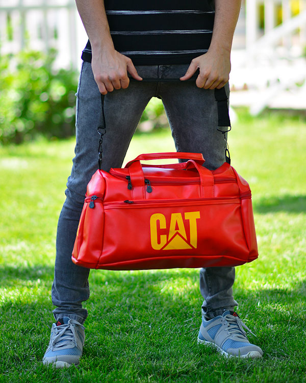 ساک ورزشی مردانه طرح CAT مدل 606
