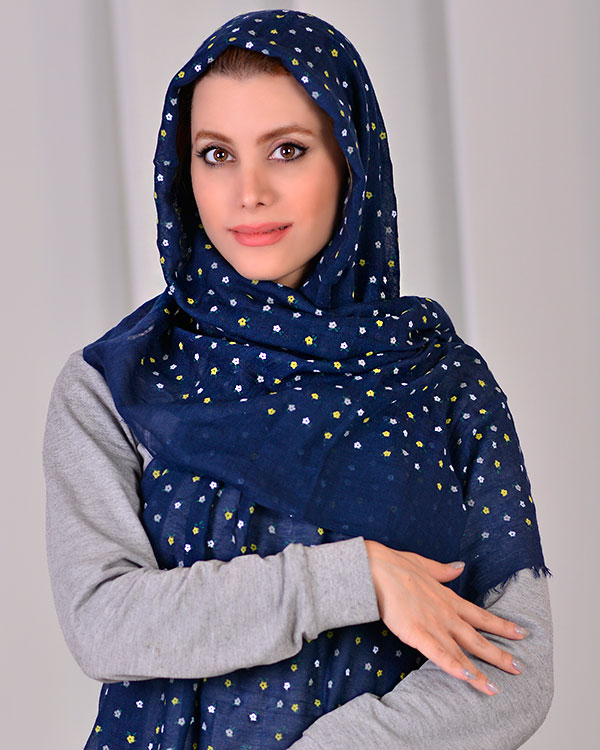 شال زنانه گلدار مدل 2548