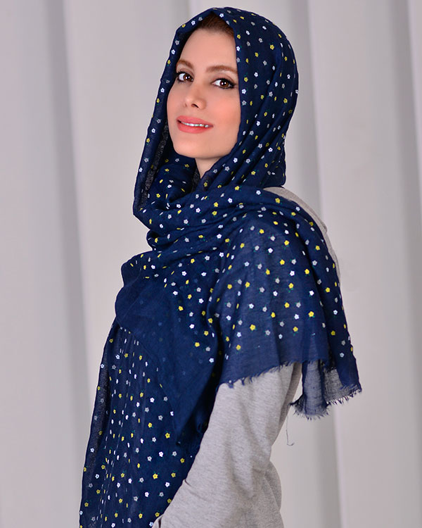 شال زنانه گلدار مدل 2548
