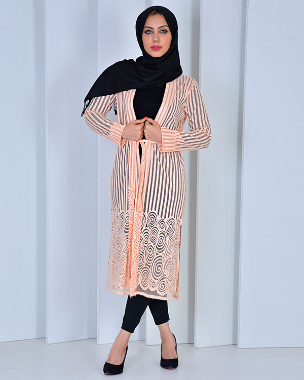 مانتو زنانه گیپور مدل 431