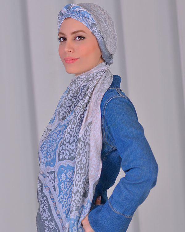 شال نخی زنانه مدل 5065