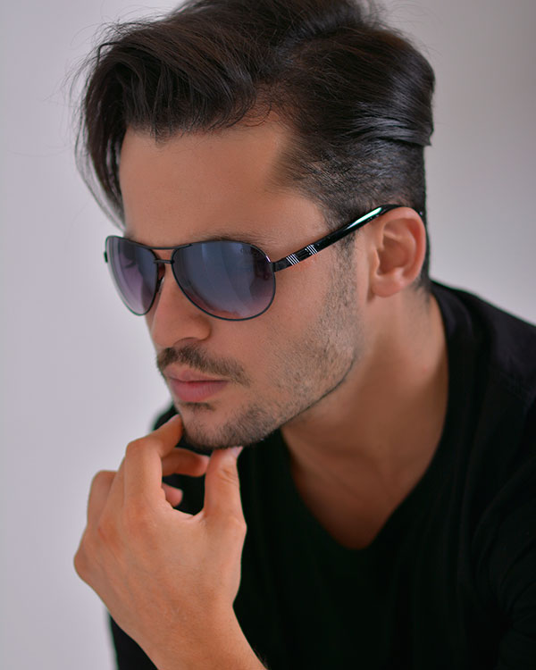 عینک مردانه طرح گوچی مدل 8591