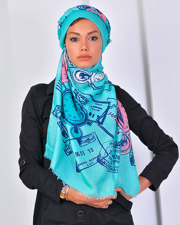 شال زنانه نخی مدل 1753