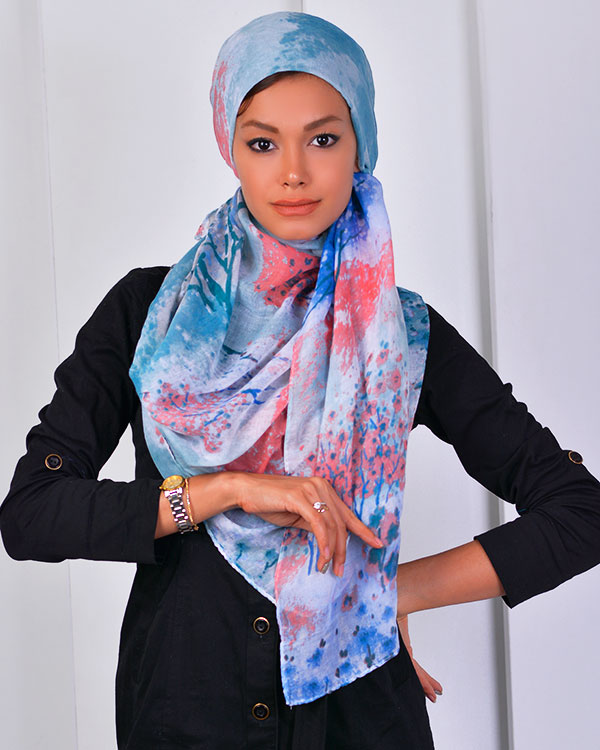 شال زنانه نخی مدل 1754