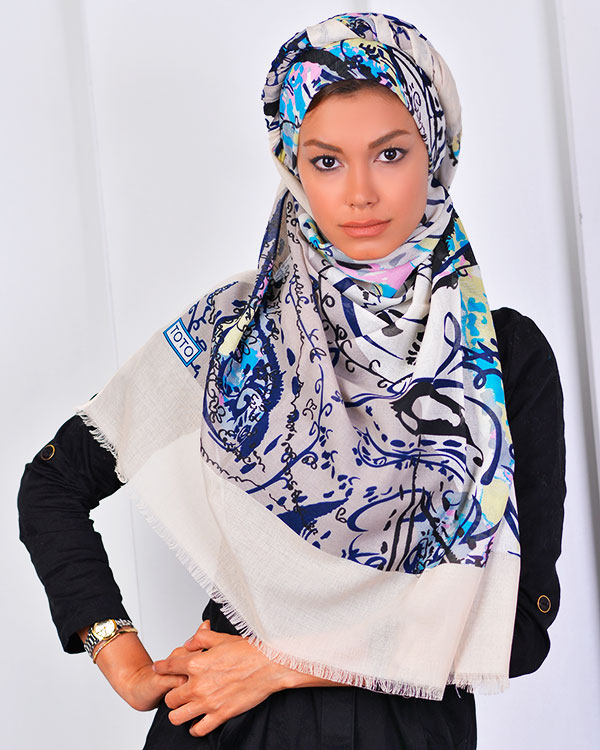 شال زنانه نخی مدل 1746