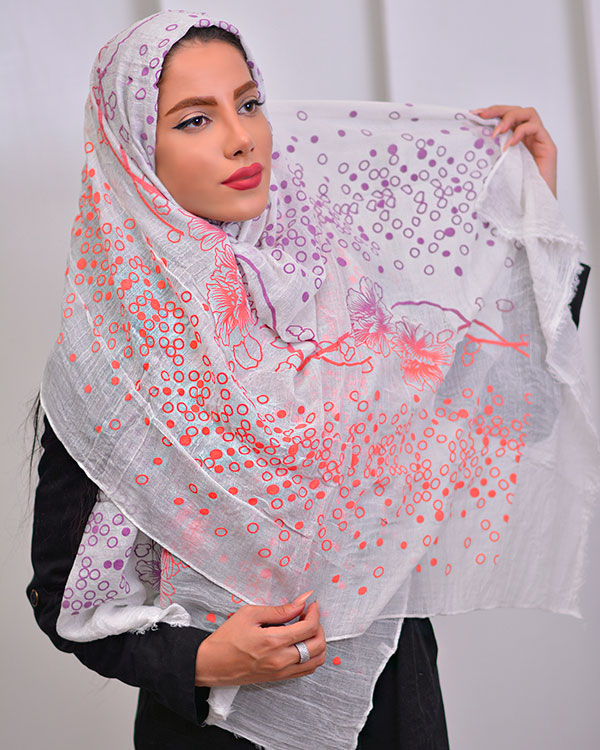 شال طرح دار مدل 1642
