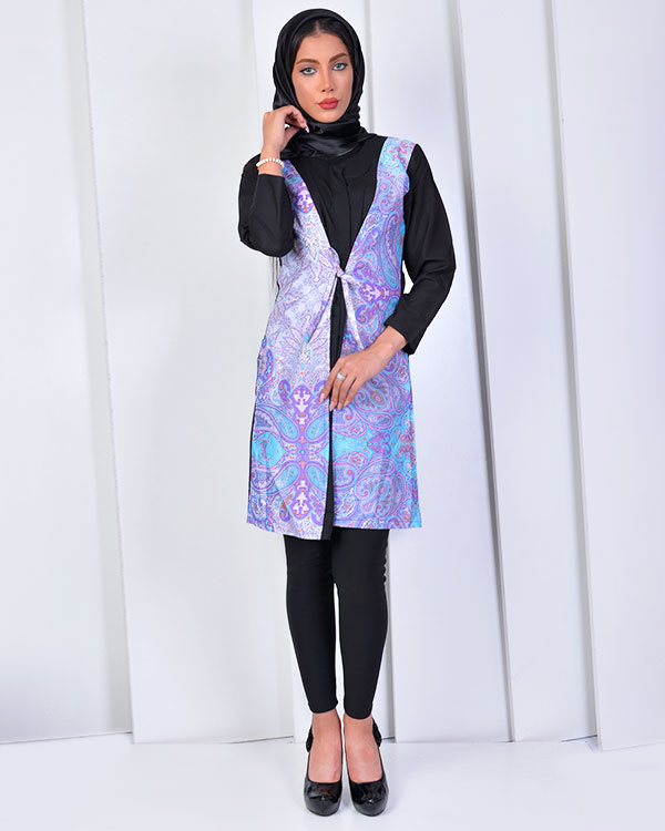 مانتو زنانه طرح ترمه مدل 2820