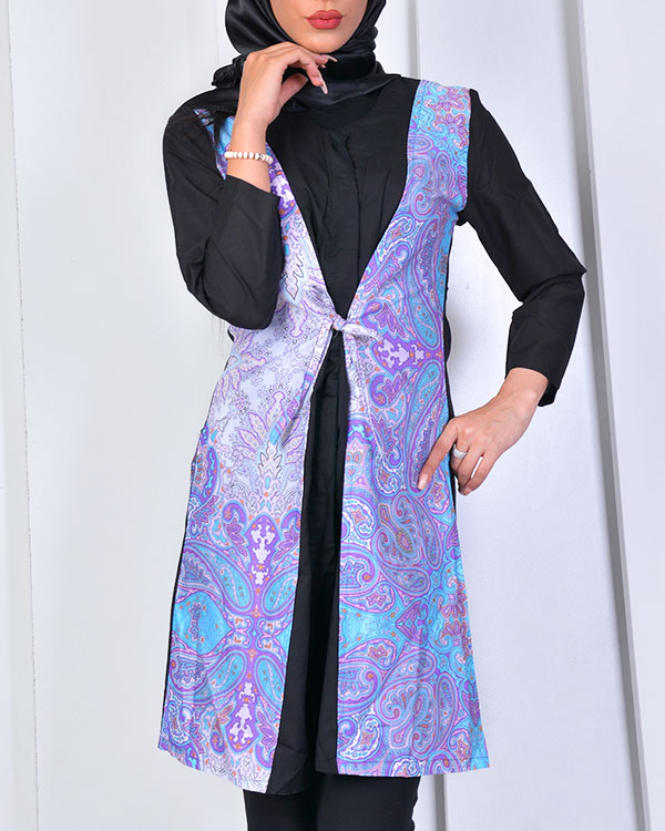 مانتو زنانه طرح ترمه مدل 2820