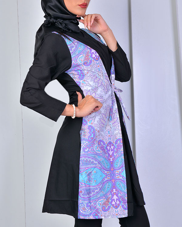 مانتو زنانه طرح ترمه مدل 2820