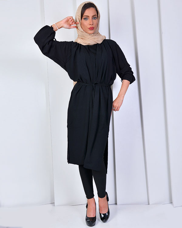 مانتو زنانه نخی مدل 2821