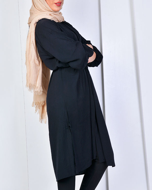 مانتو زنانه نخی مدل 2821