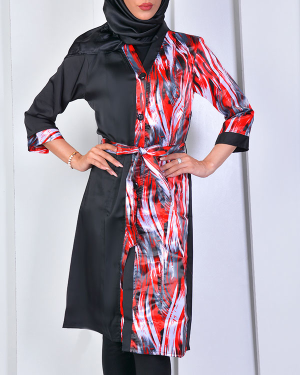 مانتو دوتیکه مدل 9878 