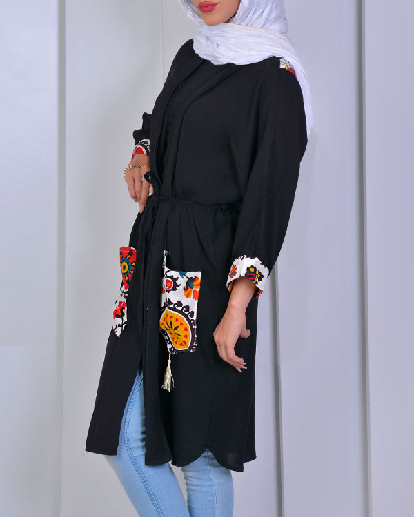 مانتو زنانه نخی مدل 9902