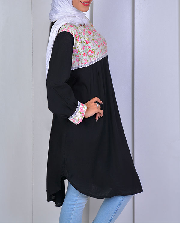 مانتو زنانه نخی مدل 9905