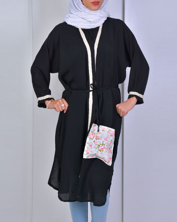مانتو زنانه نخی مدل 9900