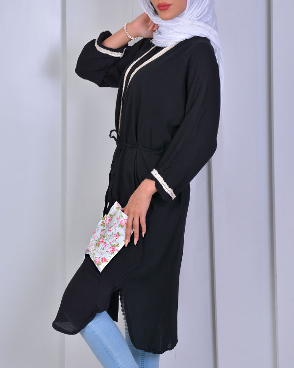مانتو زنانه نخی مدل 9900