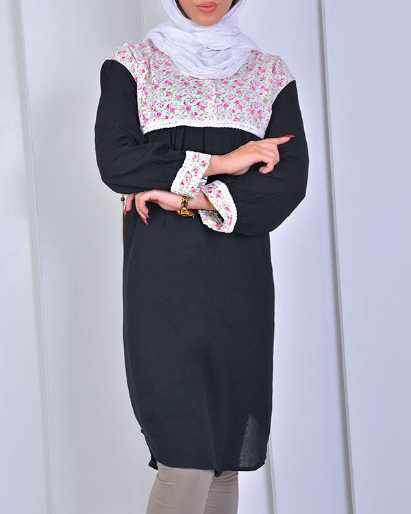 مانتو زنانه نخی مدل 9904
