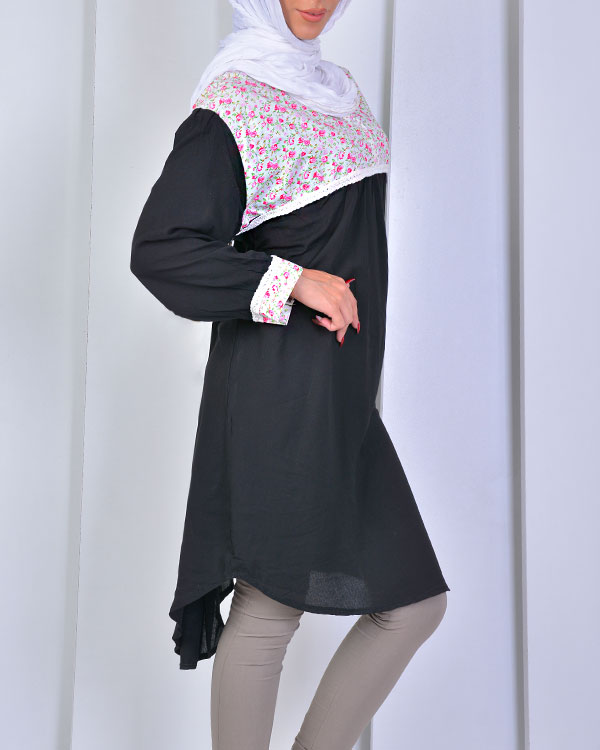مانتو زنانه نخی مدل 9904