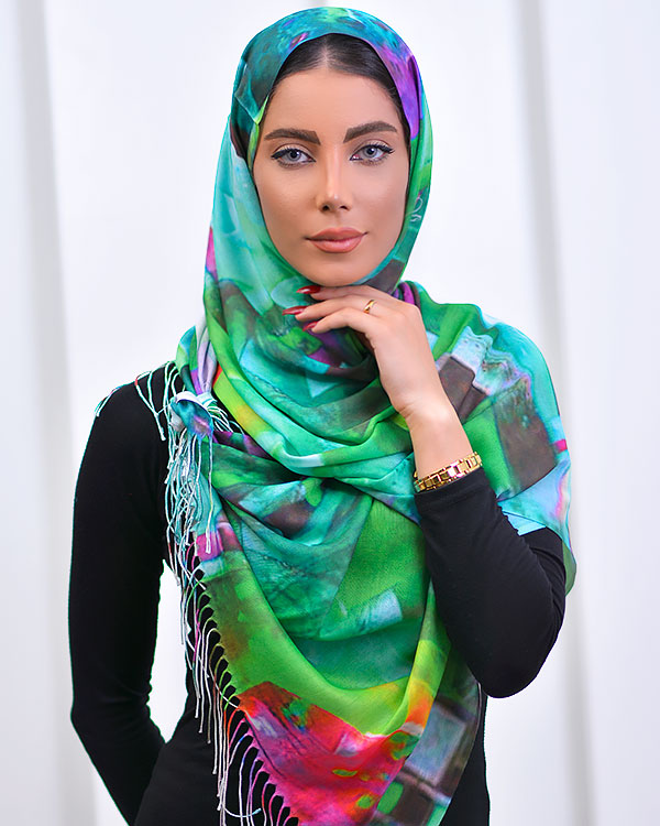 شال نخی مدل 6028