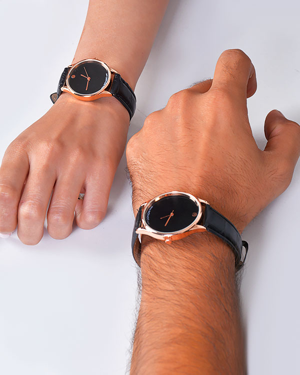 ساعت ست زنانه مردانه طرح Movado مدل 1164