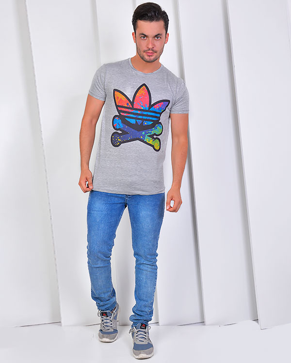 تی شرت مردانه طرح adidas مدل 1083