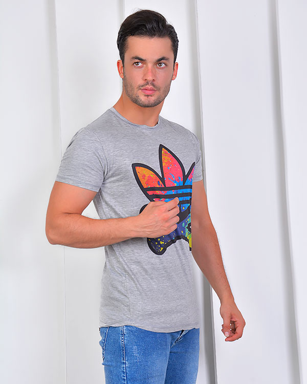 تی شرت مردانه طرح adidas مدل 1083