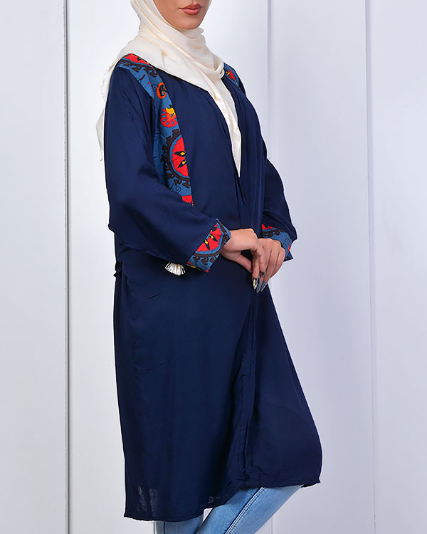 مانتو طرح دار مدل 1046