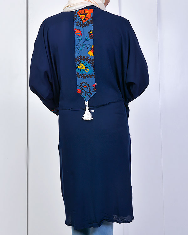 مانتو طرح دار مدل 1046