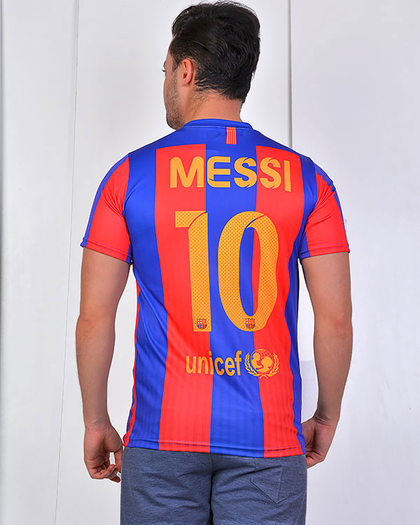 تی شرت ورزشی مردانه طرح Barcelona مدل 0991