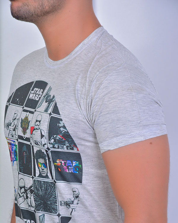 تی شرت مردانه طرح star wars مدل 1800