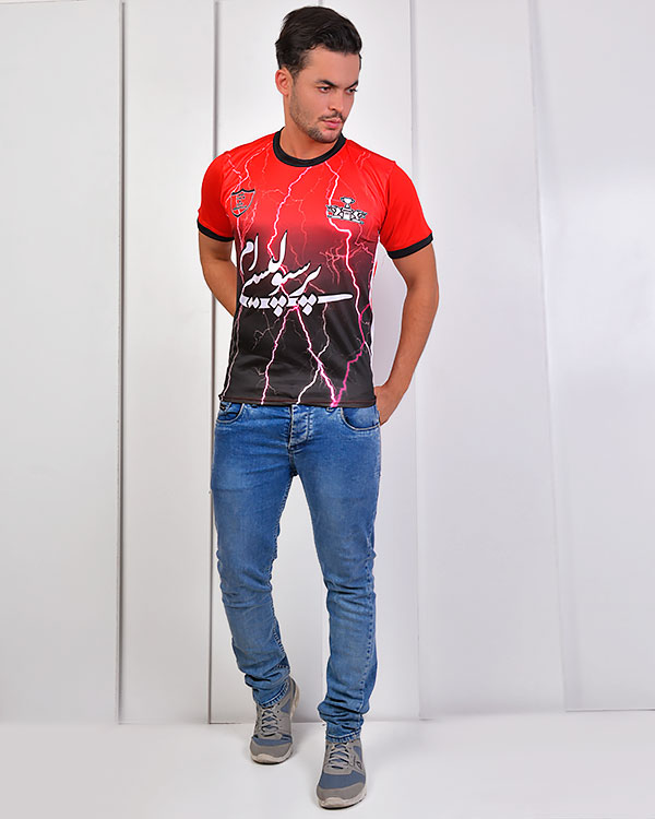 تی شرت هواداران پرسپولیس مدل 5055