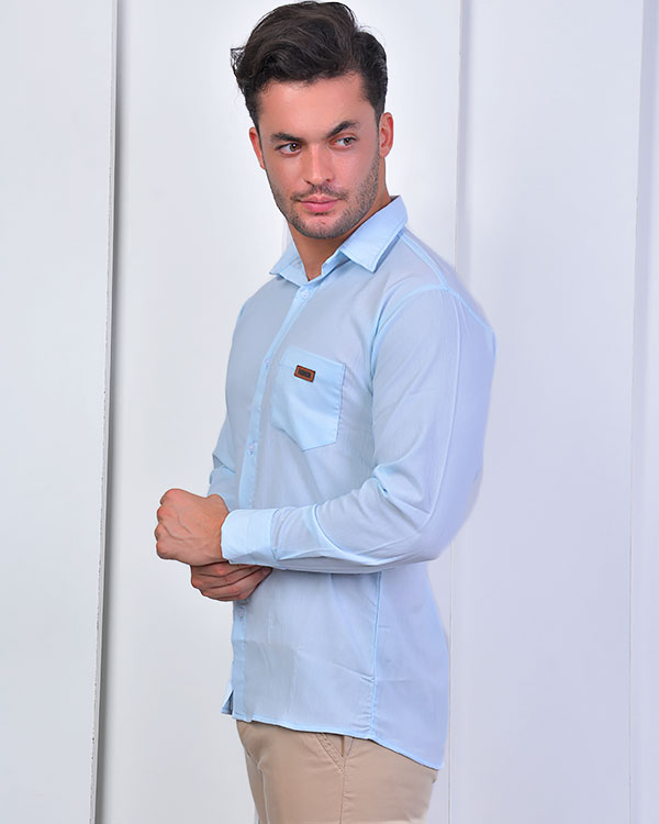 پیراهن مردانه نخی مدل 0907