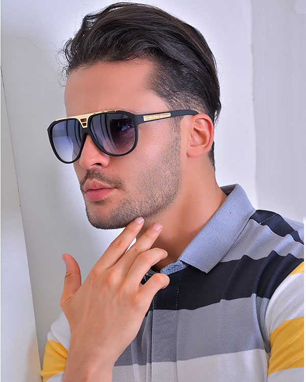 عینک مردانه طرح LV مدل 0899