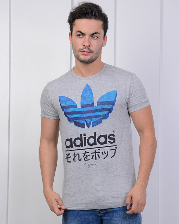 تی شرت مردانه طرح adidas مدل 0873