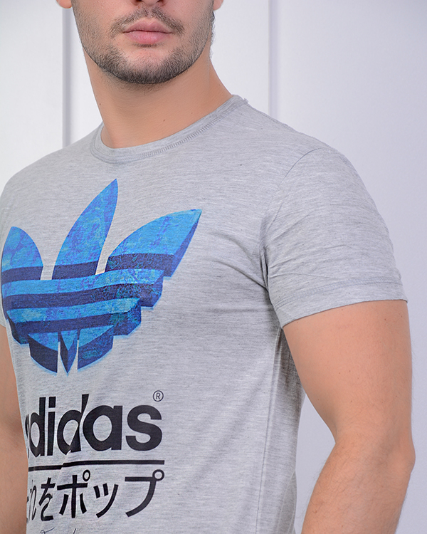 تی شرت مردانه طرح adidas مدل 0873