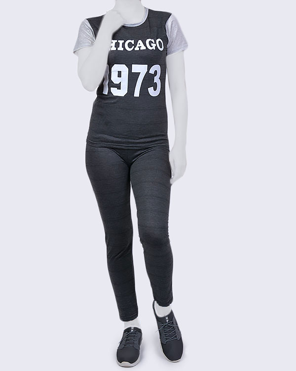 تی شرت و شلوار زنانه Chicago مدل0857