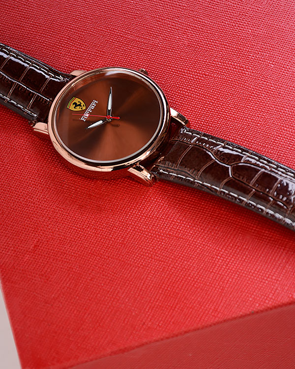 ساعت مردانه طرح Ferrari مدل 0158