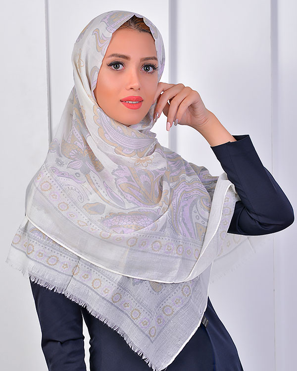 شال زنانه طرح بته جقه مدل 0823