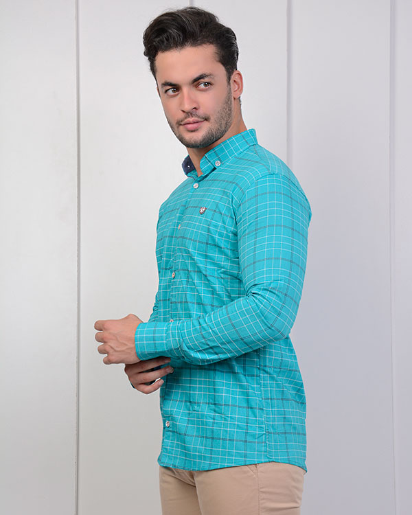 پیراهن مردانه چهار خانه مدل 0792