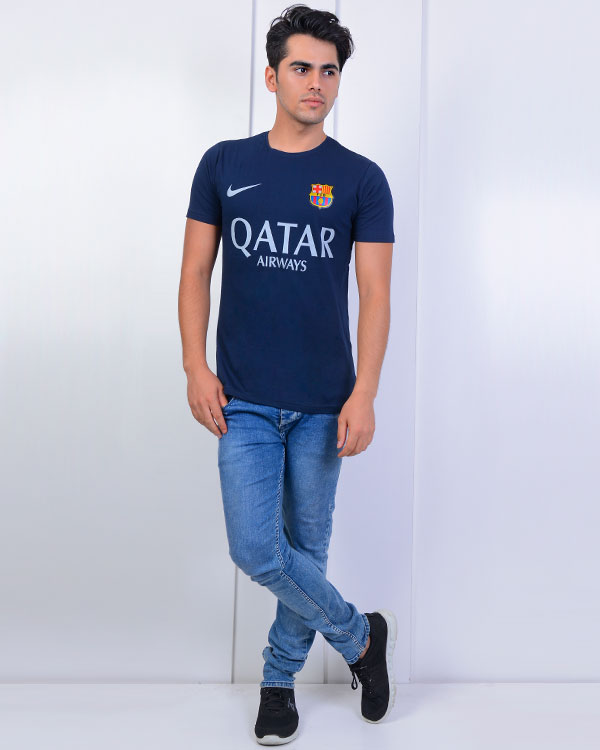 تی شرت مردانه طرح بارسلونا مدل 0774