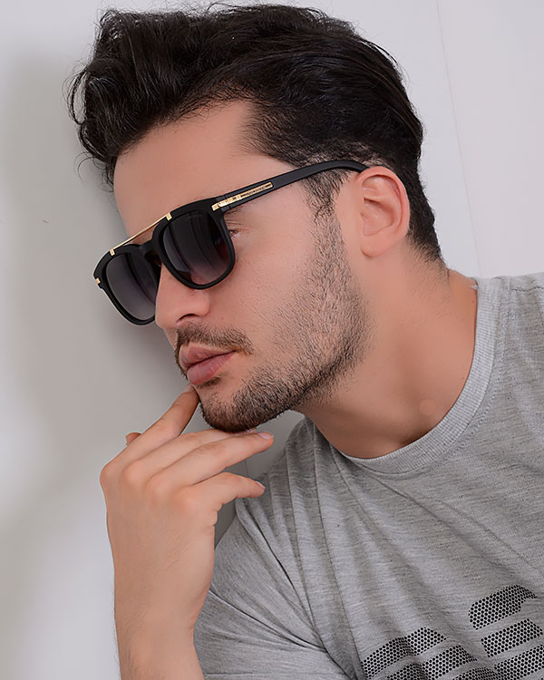 عینک مردانه طرح LV مدل 0730