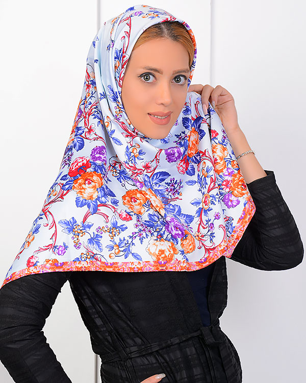 روسری تمام گل مدل 0703