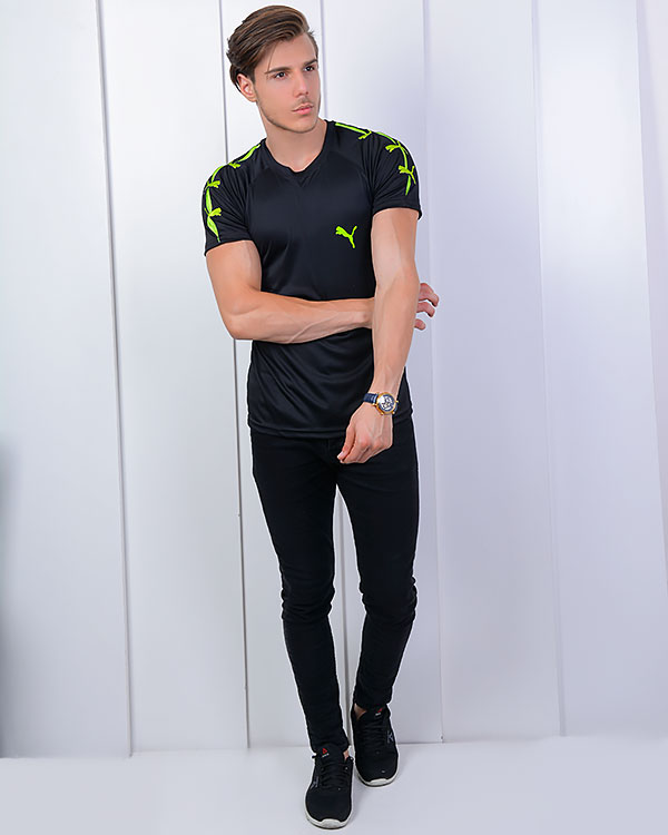 تی شرت مردانه طرح PUMA مدل 1730