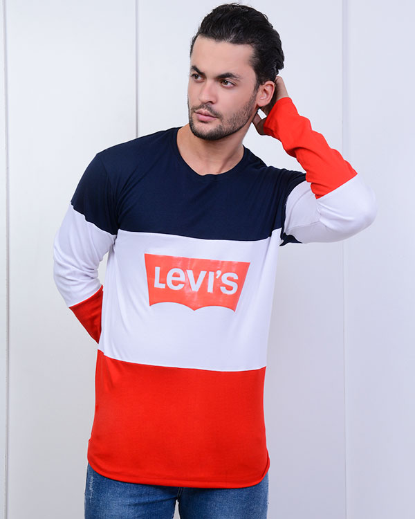 تی شرت آستین بلند Levi's مدل 0641
