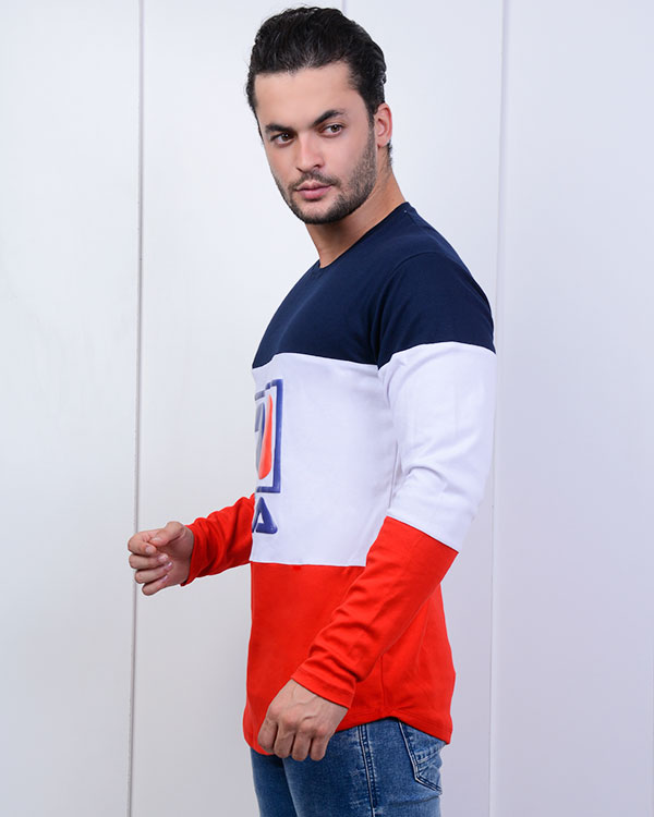 تی شرت آستین بلند طرح Fila مدل 0640