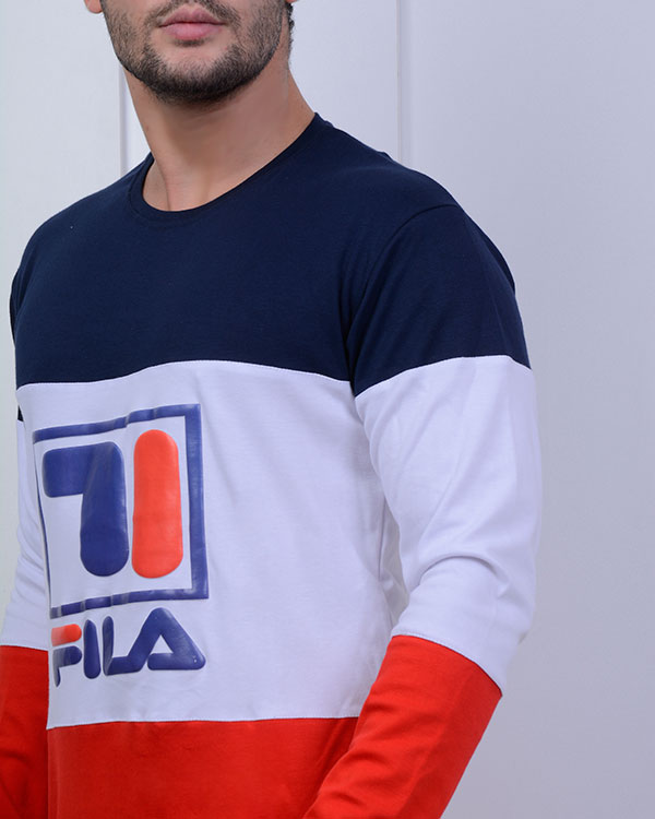 تی شرت آستین بلند طرح Fila مدل 0640