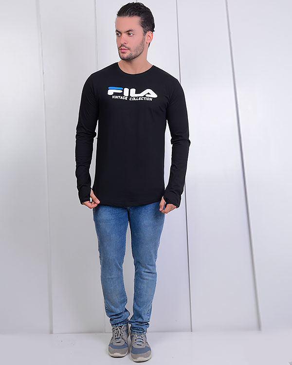 تی شرت مردانه طرح FILA مدل 0504